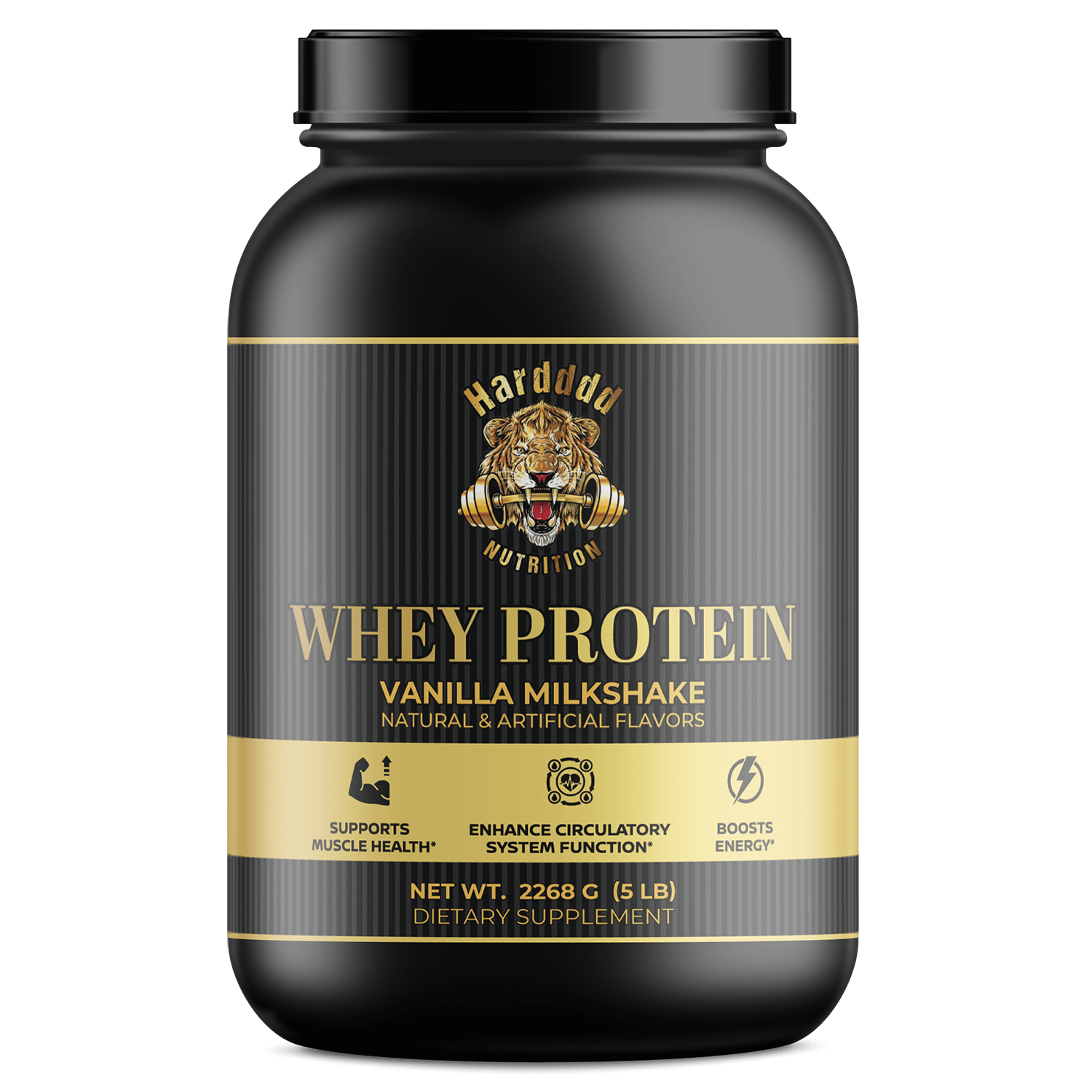 5lb Whey Protein Vanilla – 70 servings